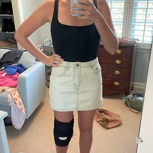 One Teaspoon Denim Skirt